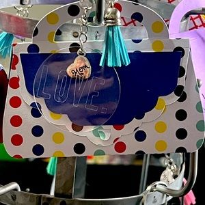 Mother’s Day keychain with small purse gift bag.